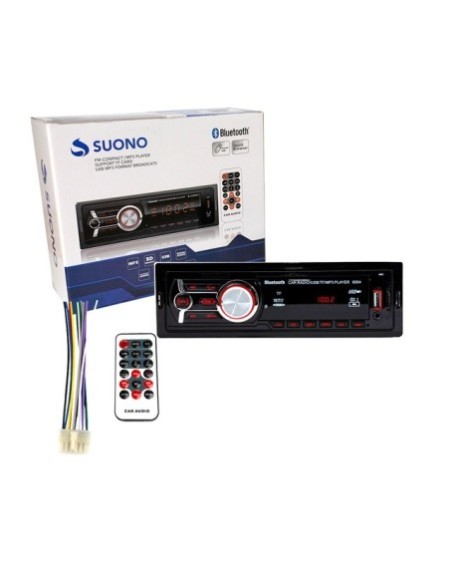 ESTEREO P/AUTO BLUETOOTH C/FRENTE DESMONTABLE SKU: 3045-CH SUONO