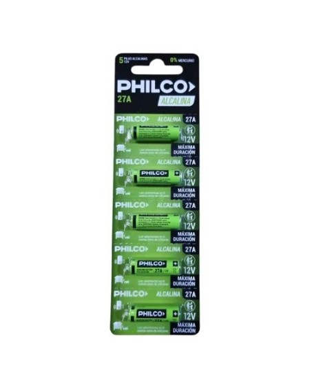 PILA A27 ALCALINA 12V PHILCO