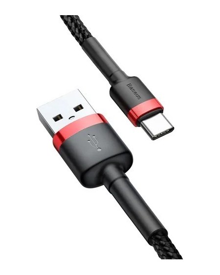 CABLE USB MICRO USB 1MTS 10W ROJO Y NEGRO EZ-W82 EZRA