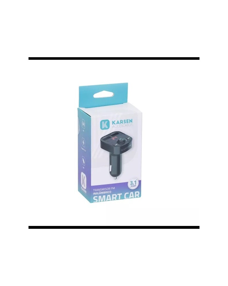 TRANSMISOR FM 3.1AMP SMART CAR 1488 KARSEN
