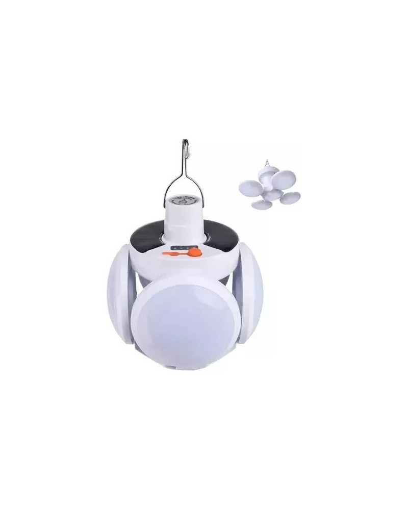 LAMPARA SOLAR RECARGABLE PLEGABLE 4 FOCOS 202