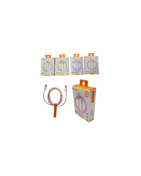 CABLE TIPO C A IPHONE 27W ROSA EZ-W154 EZRA