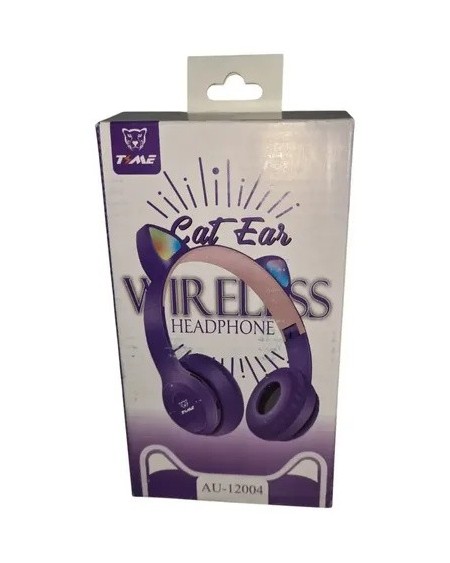 AURICULAR BLUETOOTH VINCHA GATITO AU-12004 TIME