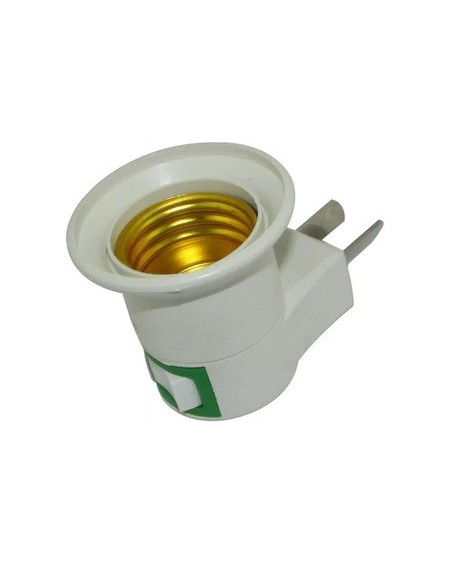 ADAPTADOR PARA FOCO E27 A 220V CON LLAVE