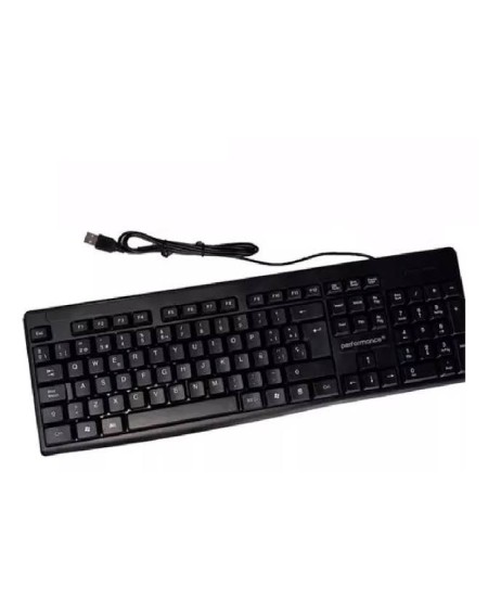 TECLADO P/PC NEGRO USB PERFORMANCE
