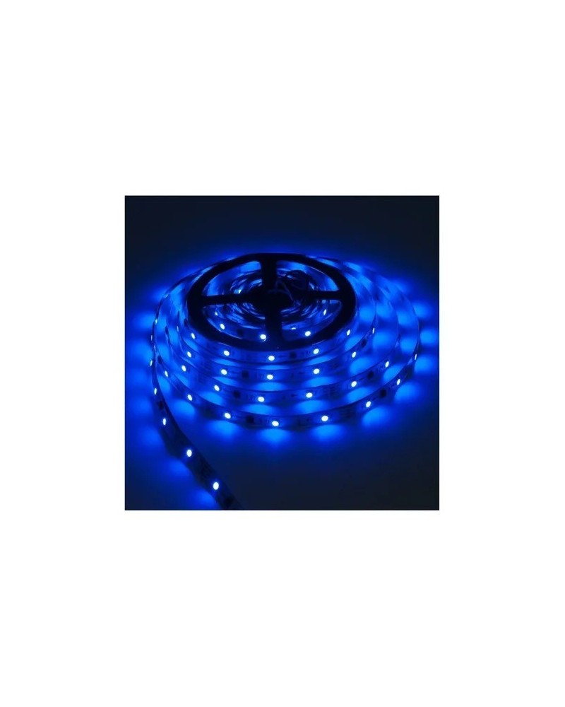 TIRA DE LED AZUL 50X50 5MTS C/FUENTE SUONO