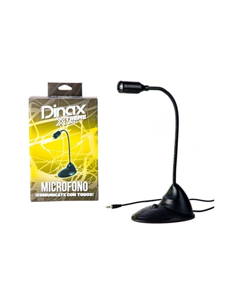 MICROFONO C/CABLE Y BASE DX-MICRO23 DINAX
