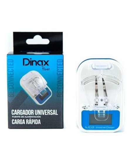 CARGADOR UNIVERSAL SAPITO DE BATERIA C/DISPLAY CARGA RAPIDA DX1-CAR-1.5-V8 DINAX