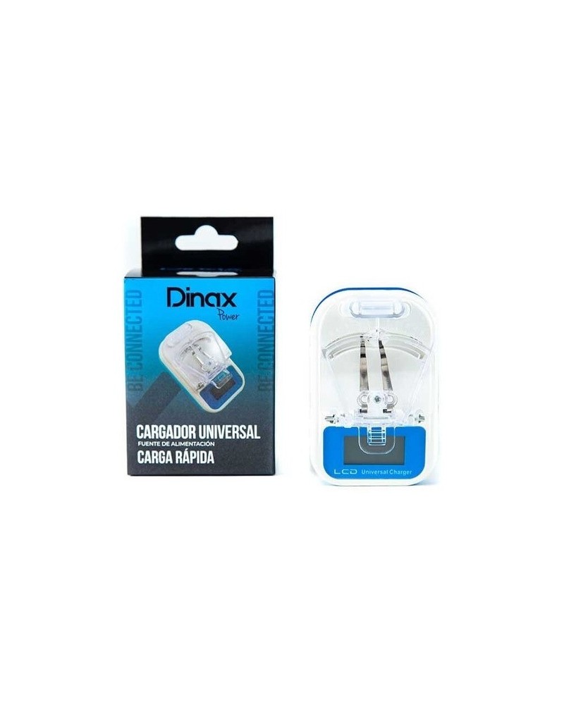 CARGADOR UNIVERSAL SAPITO DE BATERIA C/DISPLAY CARGA RAPIDA DX1-CAR-1.5-V8 DINAX