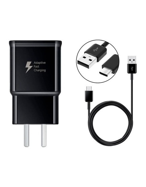 CARGADOR 220V TIPO C CABLE DESMONTABLE S10/S20 SAMSUNG