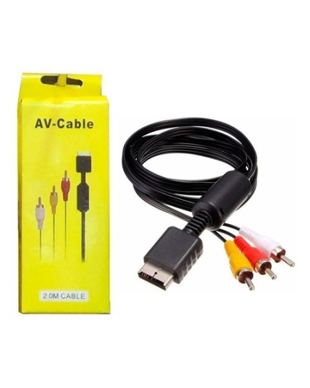CABLE P/PLAY STATION 2 2MTS CAJA AMARILLA