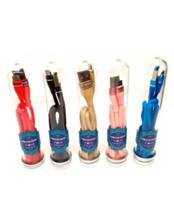 CABLE USB MICRO USB EN TUBO INOVA