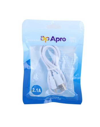 CABLE USB TIPO C 2.1A COLORES APRO