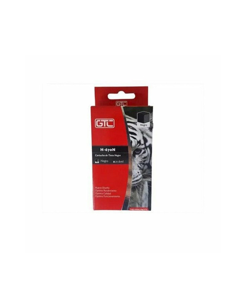 CARTUCHO HP GT 670XL H-670N 21.6ML NEGRO GTC