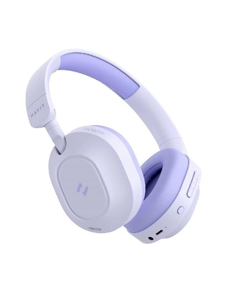 AURICULAR BLUETOOTH VINCHA VIOLETA ACTIVE NOISE CANCELLING LIFE NC01H H668BT-PE HAVIT