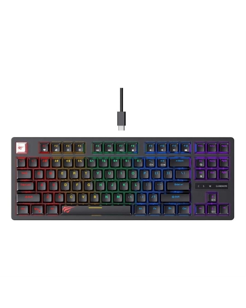 TECLADO GAMER MECANICO RGB 80 KGG-012 GTC