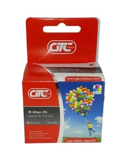 CARTUCHO HP GT 664XL COLOR 21ML GTC
