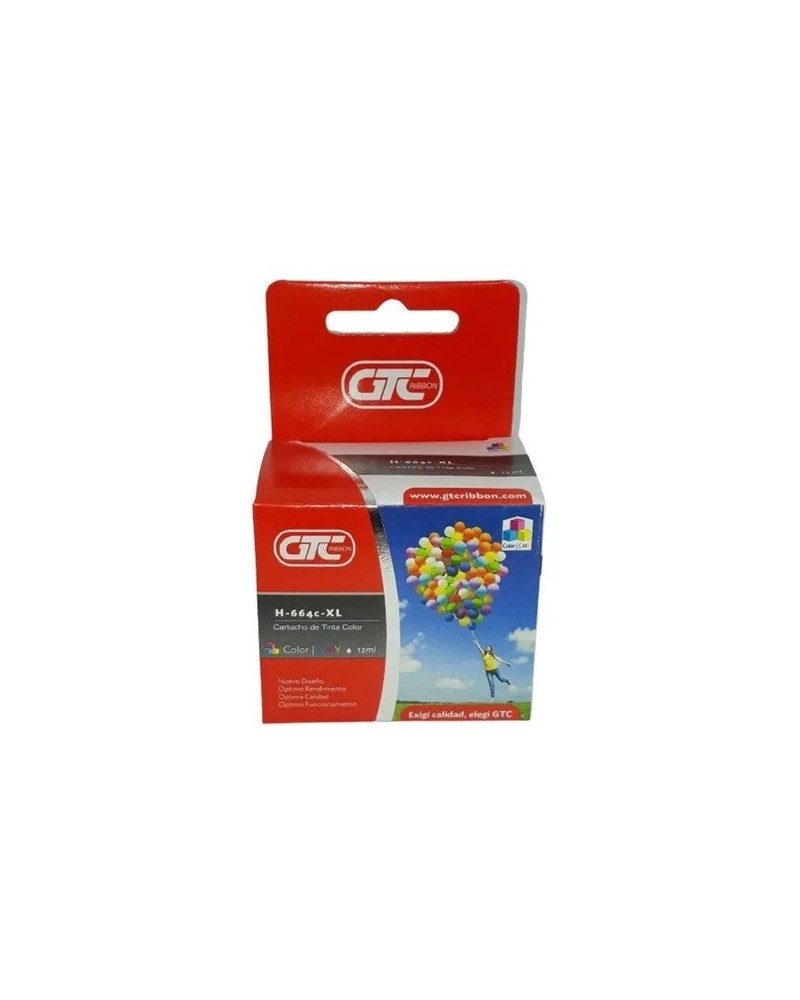 CARTUCHO HP GT 664XL COLOR 21ML GTC