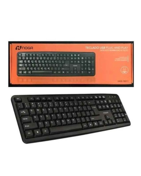 TECLADO USB NEGRO NKB-78011 NOGA