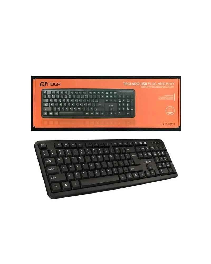 TECLADO USB NEGRO NKB-78011 NOGA