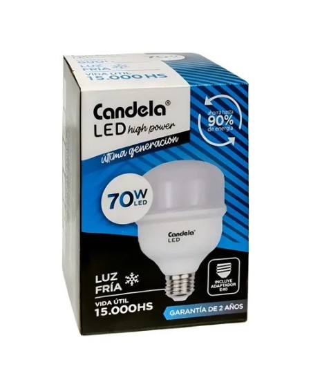 FOCO LED 70W LUZ FRIA 7753 CANDELA
