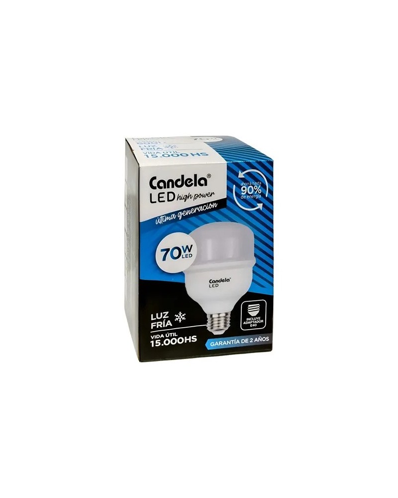 FOCO LED 70W LUZ FRIA 7753 CANDELA