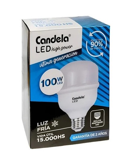 FOCO LED 100W LUZ FRIA 7754 CANDELA