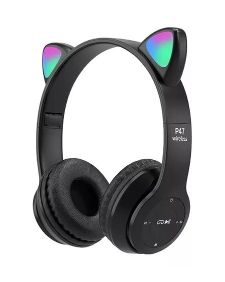 AURICULAR BLUETOOTH VINCHA GATITO P47M 1367