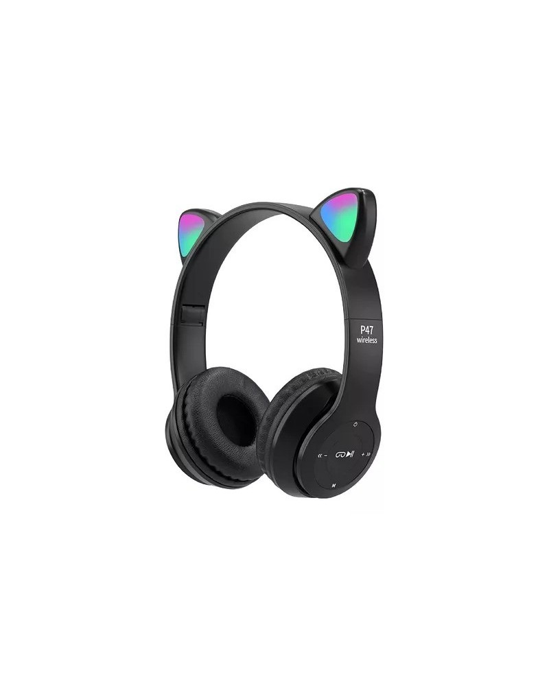 AURICULAR BLUETOOTH VINCHA GATITO P47M 1367