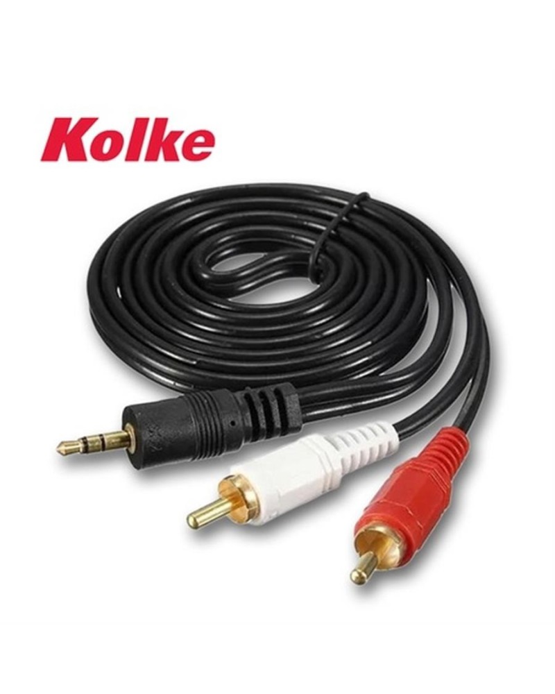 CABLE 3.5 M A RCA M X 2 3MTS KCC-209 KOLKE