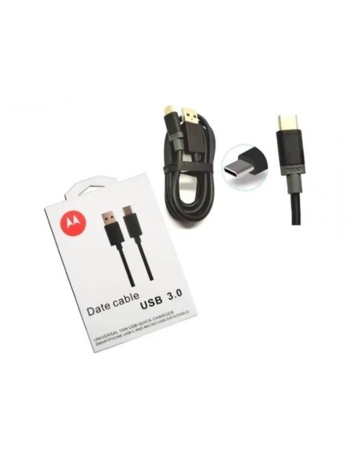CABLE USB TIPO C 3.0AMP MOTOROLA MOTOROLA
