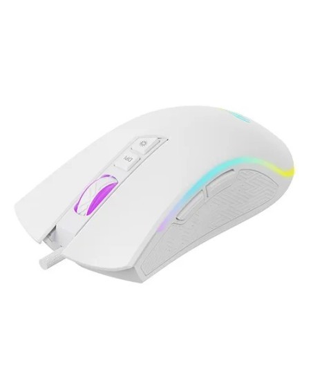 MOUSE GAMER BLANCO PROGRAMABLE RGB BLITZ GAMENOTE MS1034 V2 HAVIT