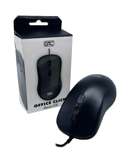 MOUSE USB NEGRO OFFCIE CLICK MOG-108N GTC