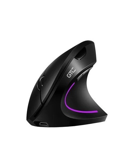 MOUSE WLS BLUETOOTH NEGRO RECARGABLE VERTICAL MIG-127 GTC
