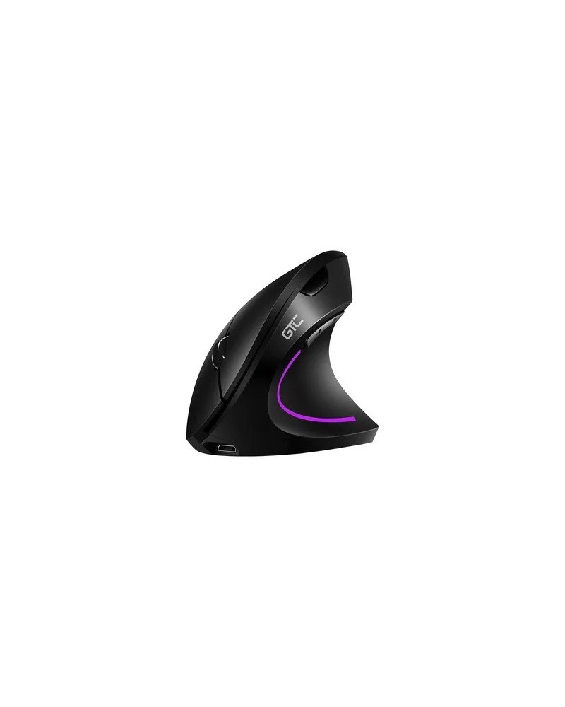 MOUSE WLS BLUETOOTH NEGRO RECARGABLE VERTICAL MIG-127 GTC