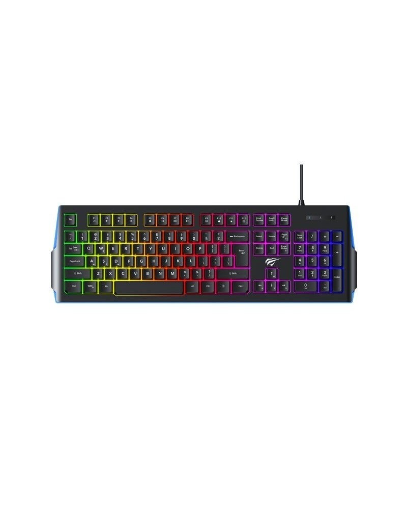 TECLADO GAMER INALAMBRICO RGB 68 KEYS GAMENOTE KB906L-BW HAVIT