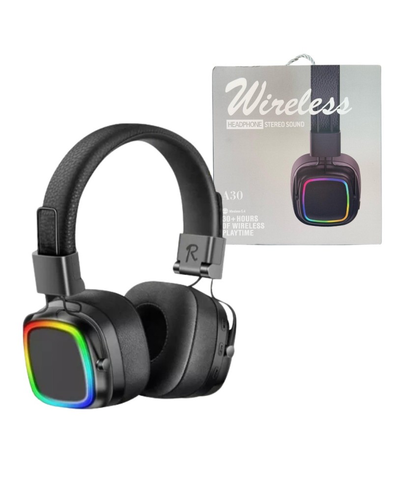 AURICULAR BLUETOOTH VINCHA RGB A30
