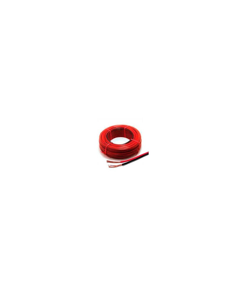 CABLE PARA PARLANTE 2X0.50X100MTS NEGRO Y ROJO