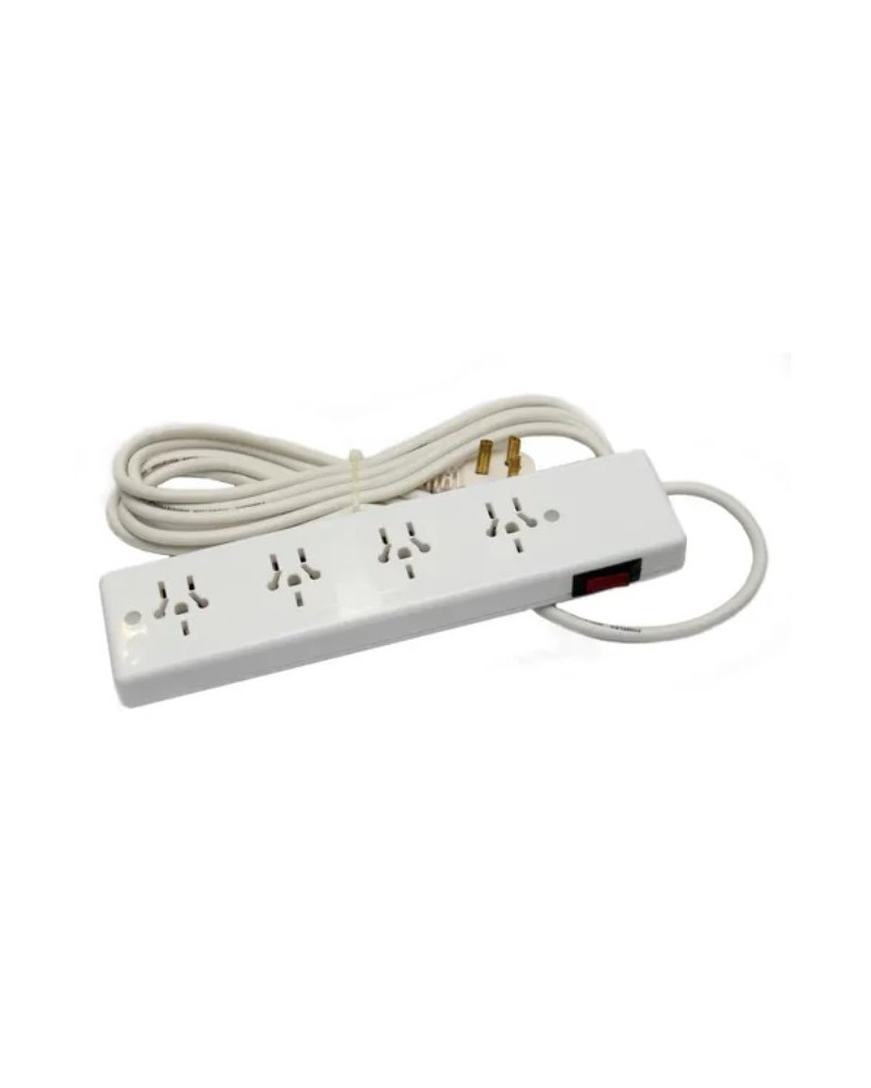 ZAPATILLA 4 TOMAS C/INTERRUPTOR 1.5MTS GMG