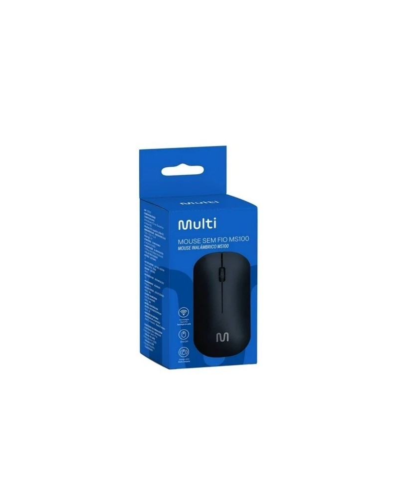 MOUSE WLS NEGRO SEM FIO MS100 MO307 MULTILASER