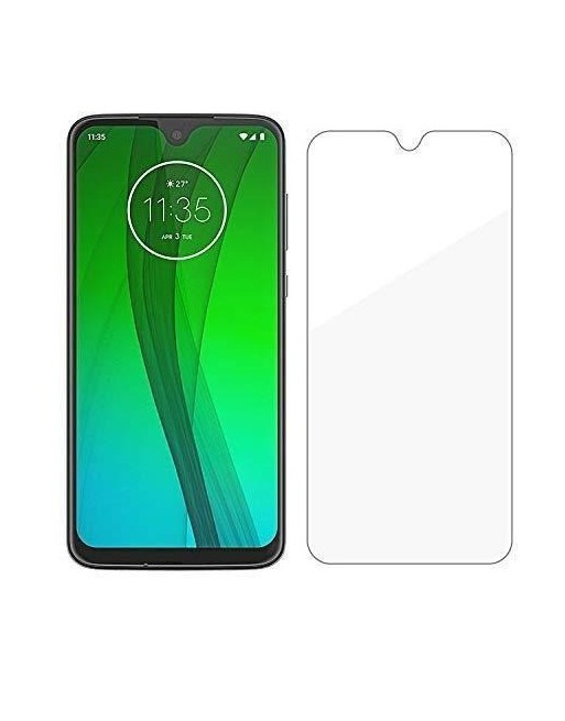 VIDRIO TEMPLADO MOTOROLA MOTO G7 CON NOTCH 149X68 ONLY