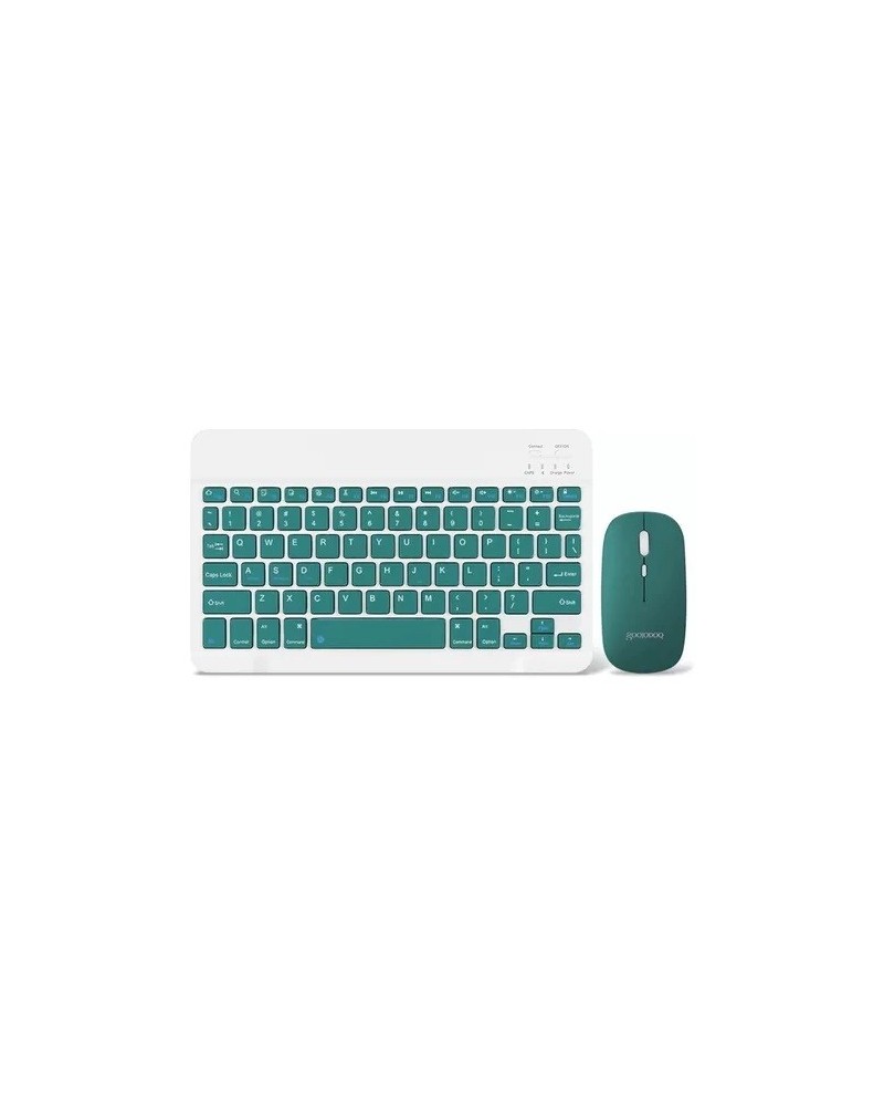 TECLADO + MOUSE WLS GRIZ Y AZUL Q200 YELANDAR