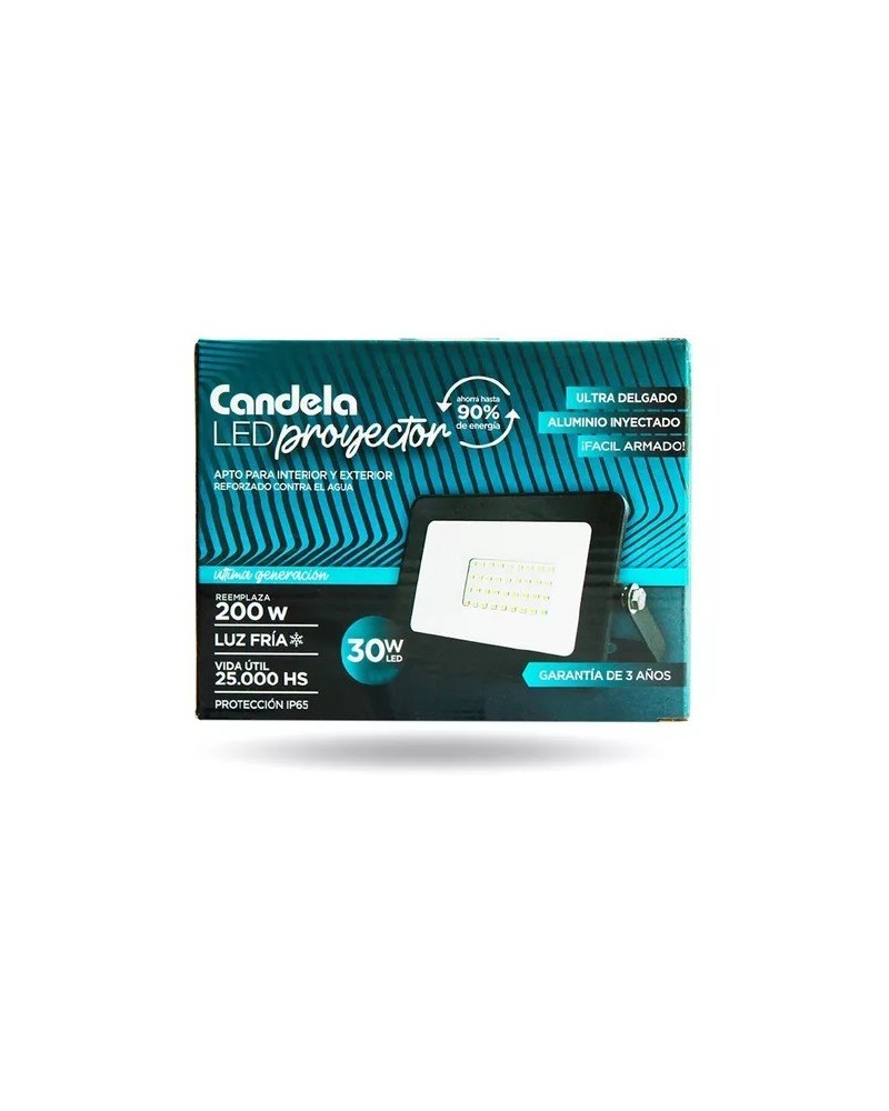 REFLECTOR LED 30W LUZ FRIA 6845-LED CANDELA