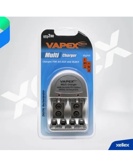 CARGADOR DE PILAS X 4 + 9V X 2 VTE200 VAPEX