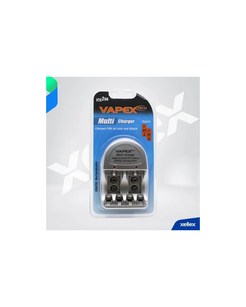CARGADOR DE PILAS X 4 + 9V X 2 VTE200 VAPEX