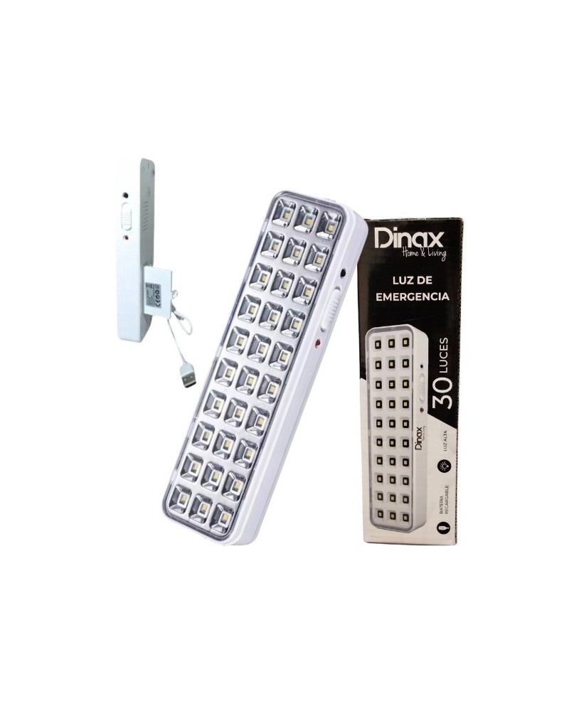LUZ DE EMERGENCIA 30LED DX-LUZEM30 DINAX