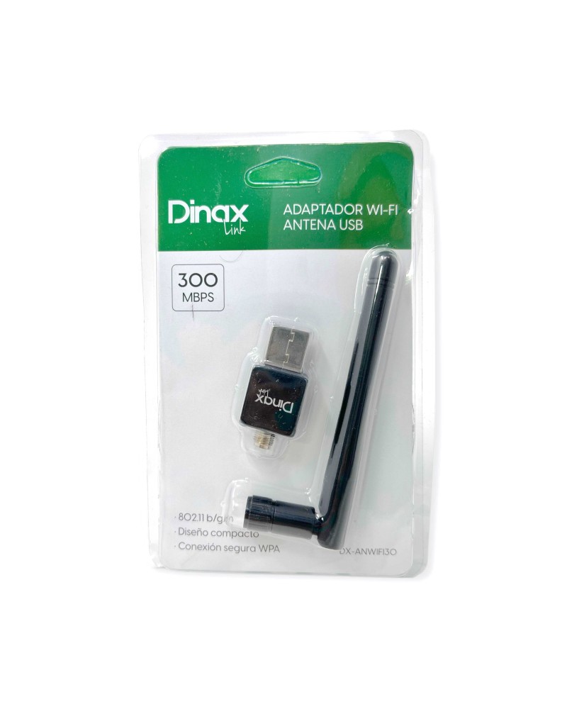 ETH USB WLS 300M,BPS C/ANTENA DX-ANWIFI03 DINAX