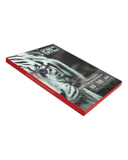 PAPEL FOTOGRAFICO BRILLANTE 135GM A4 50 HOJAS GTC