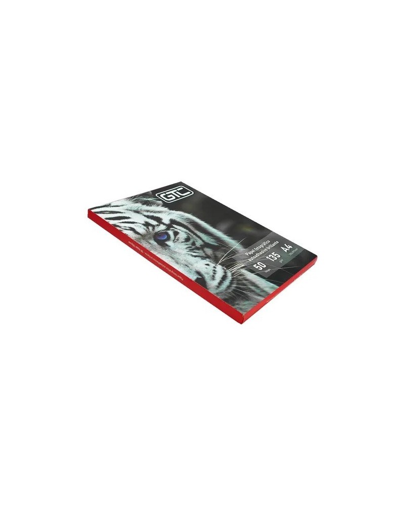 PAPEL FOTOGRAFICO BRILLANTE 135GM A4 50 HOJAS GTC