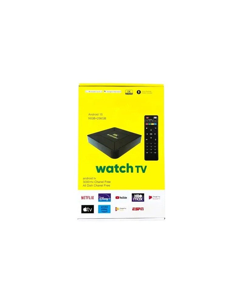 TV BOX WATCH TV GOOGLE TV 16GB 256GB ANDROID 15